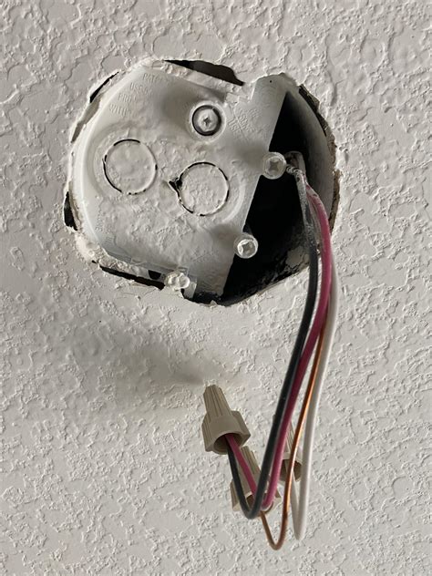 how to get electrical box out of ceiling|ceiling light electrical box replacement.